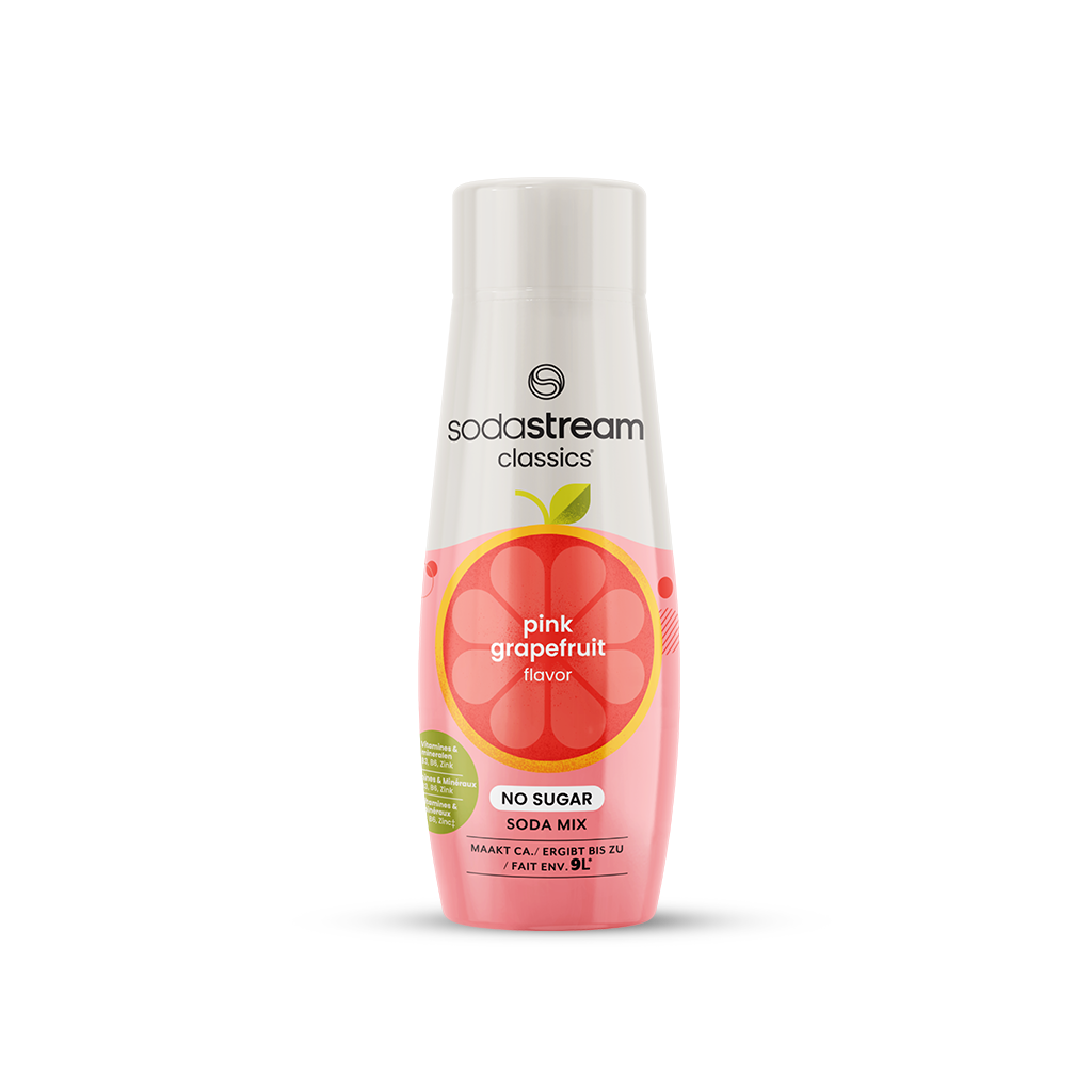 SodaStream Classics - Fruit Flavours - Pink Grapefruit Zero