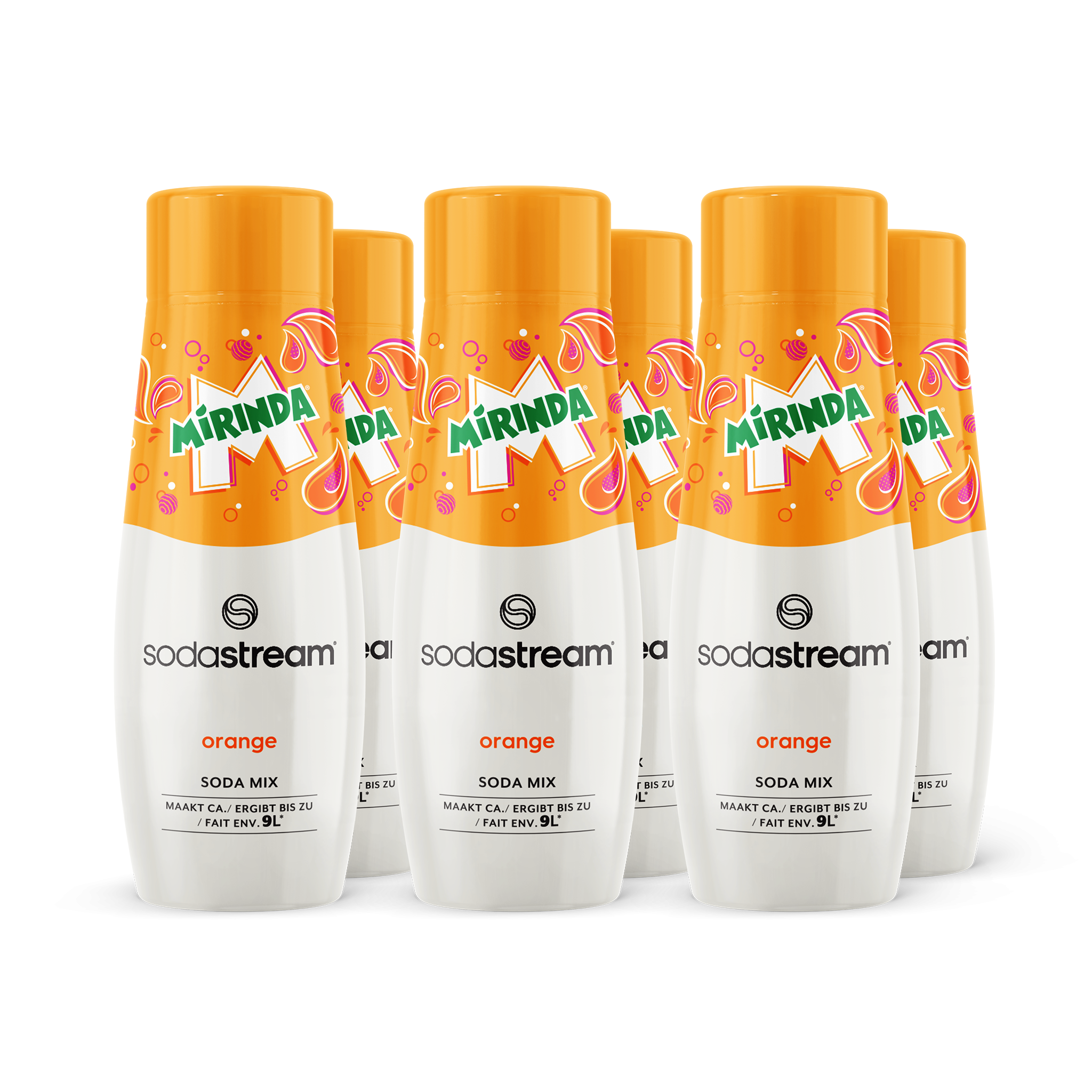 SodaStream Mirinda Siroop Smaken 6-pack