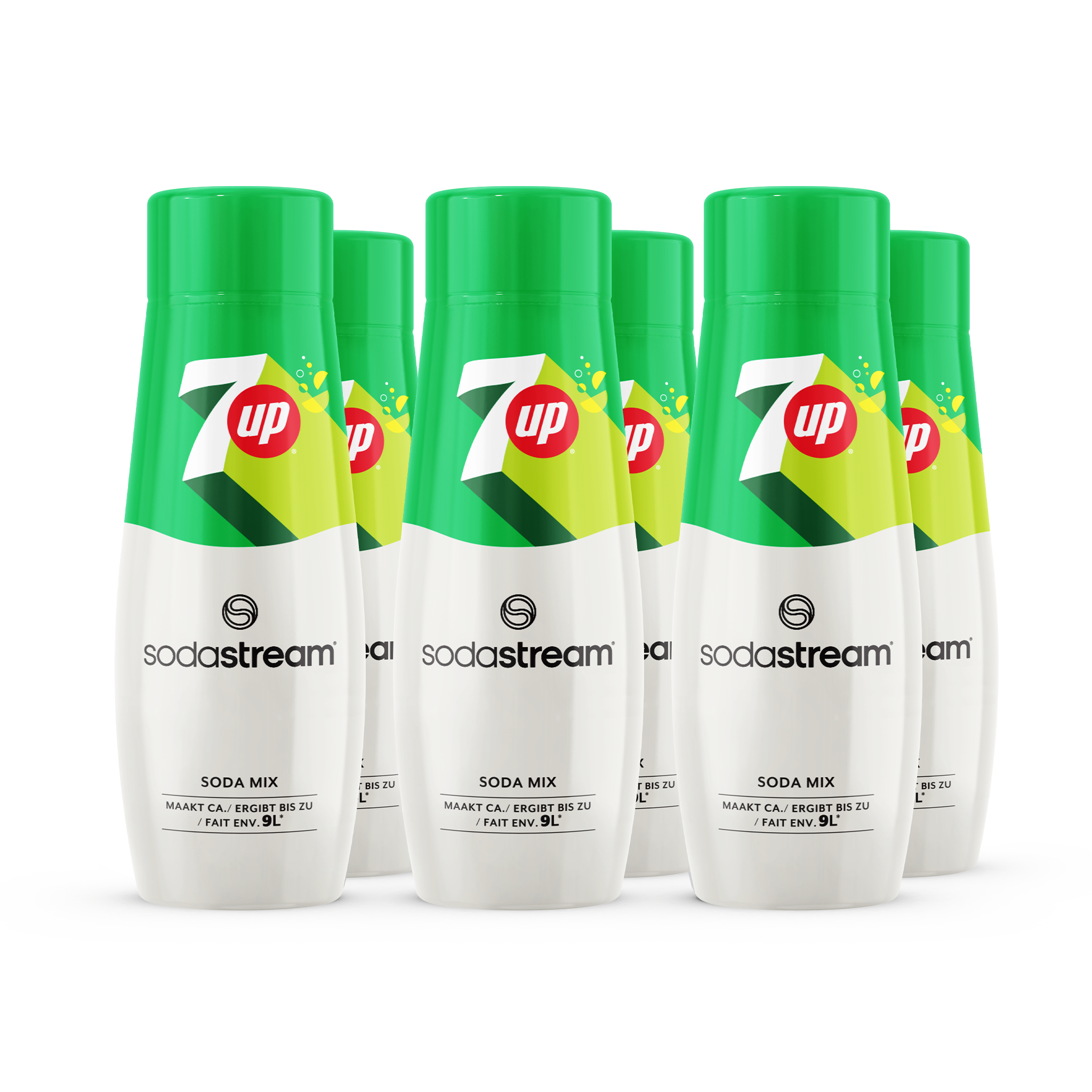 SodaStream 7UP Siroop Smaken 6 pack