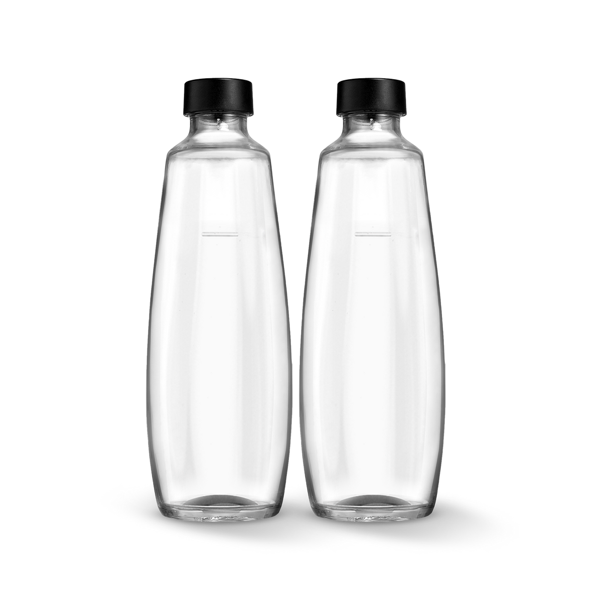 SodaStream Carafes en verre Twinpack 1L - Noir – SodaStream Belgium