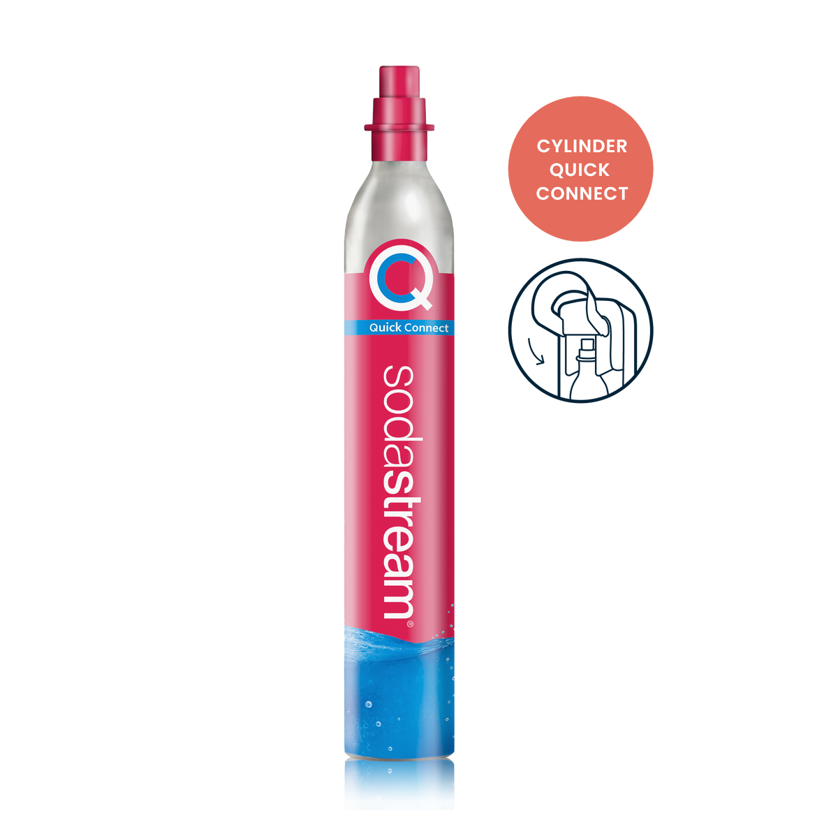 SodaBär | CO2-Zylinder für SodaStream Geräte | 4 x 425g (60 SodaBär | CO2-Zylinder für SodaStream Geräte | 4 x 425g (60