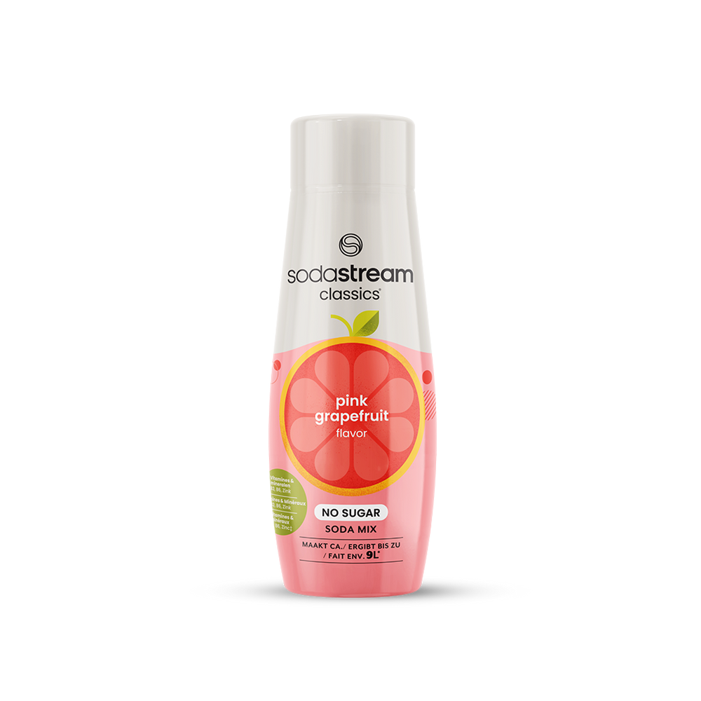 SodaStream Classics - Fruit Flavours - Pink Grapefruit Zero