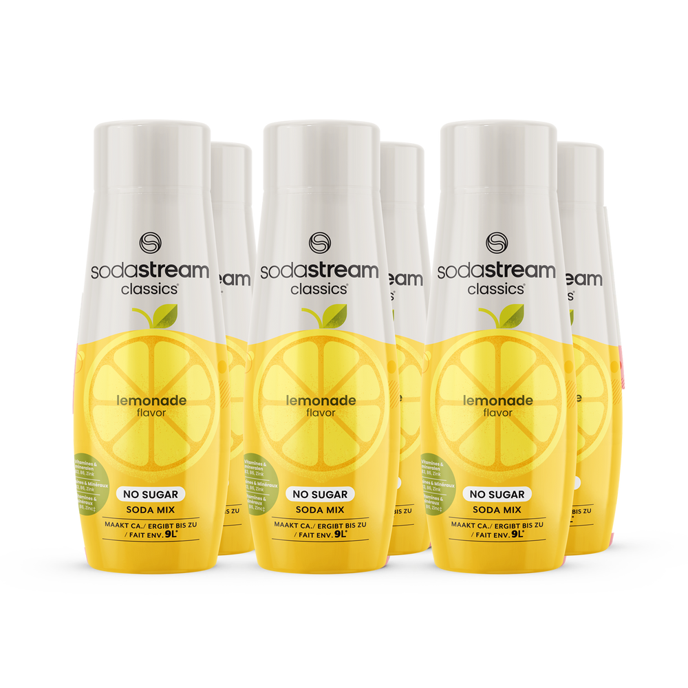 SodaStream Classics - Fruit Flavours - Lemonade Zero 6-pack