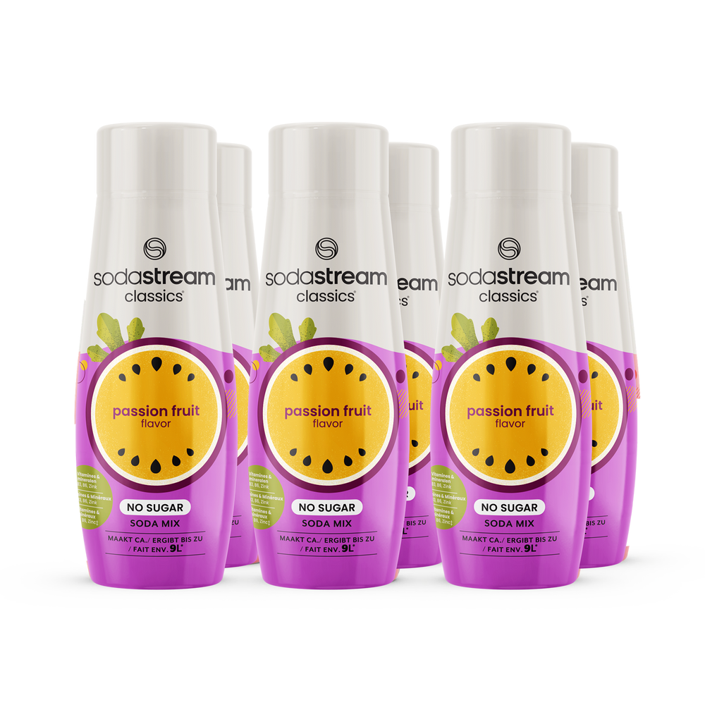 SodaStream Classics - Fruit Flavours - Passion fruit Zero 6-pack