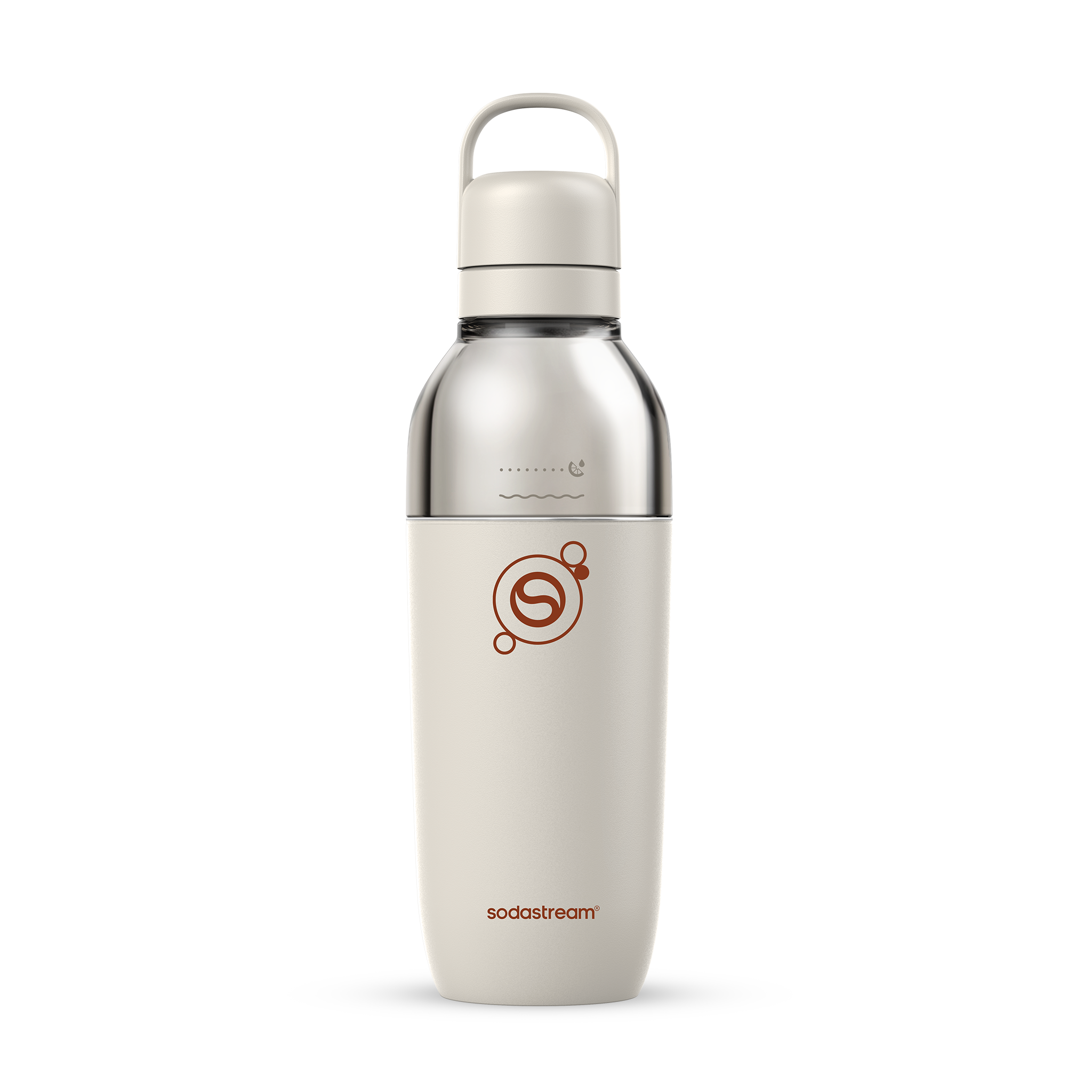 Bouteille en acier inoxydable fizz&go - Beige sodastream