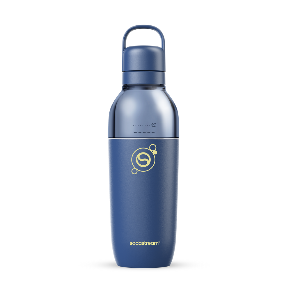 All Metal fles - Blauw