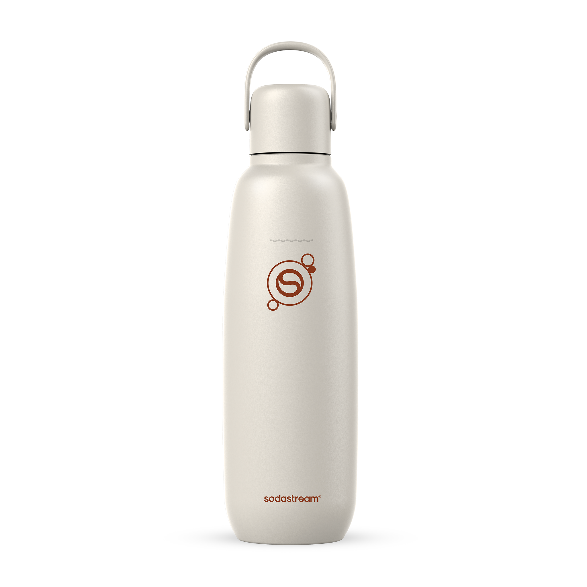 Bouteille en acier inoxydable fizz&go - Beige sodastream