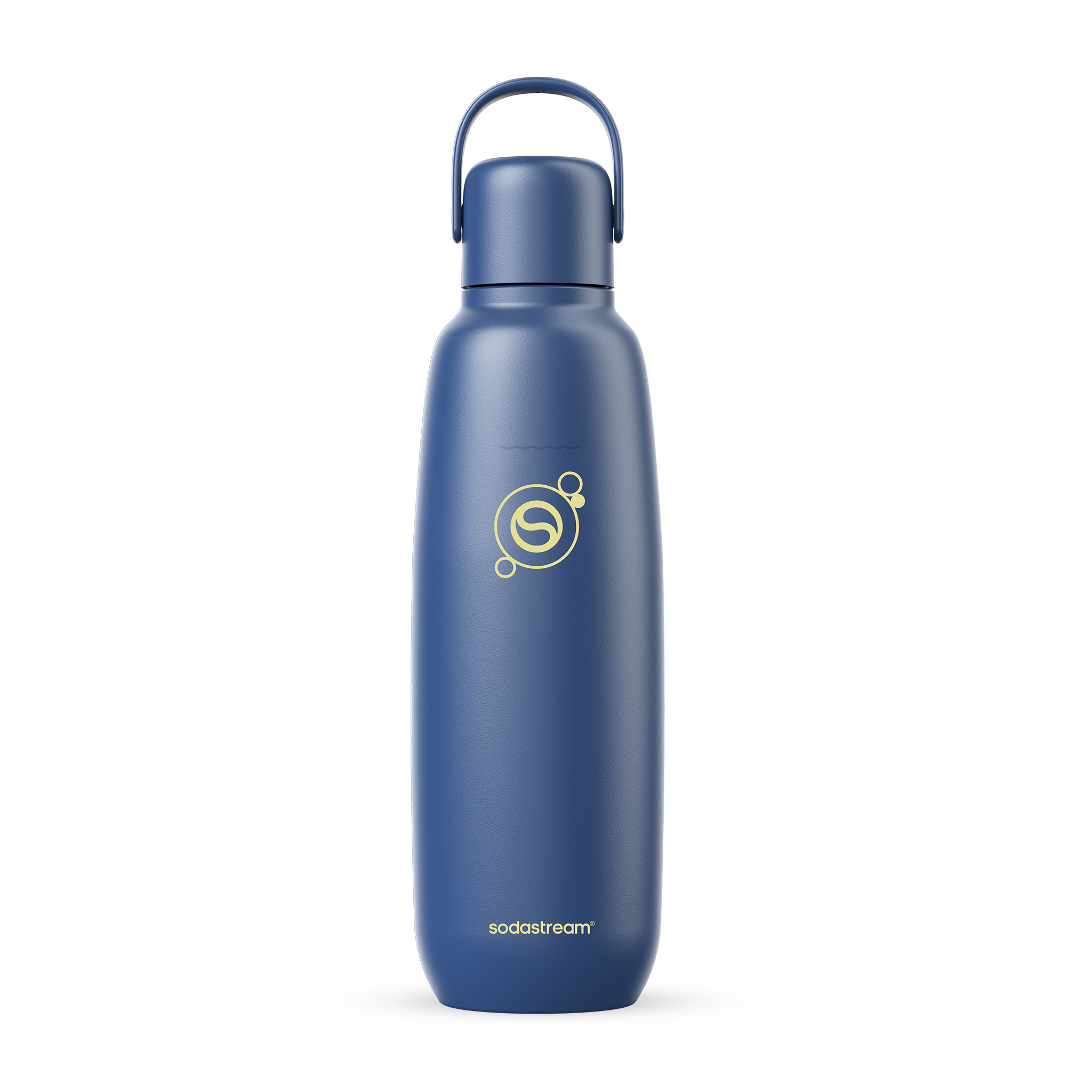 Fizz&go™ rvs fles - Blauw sodastream
