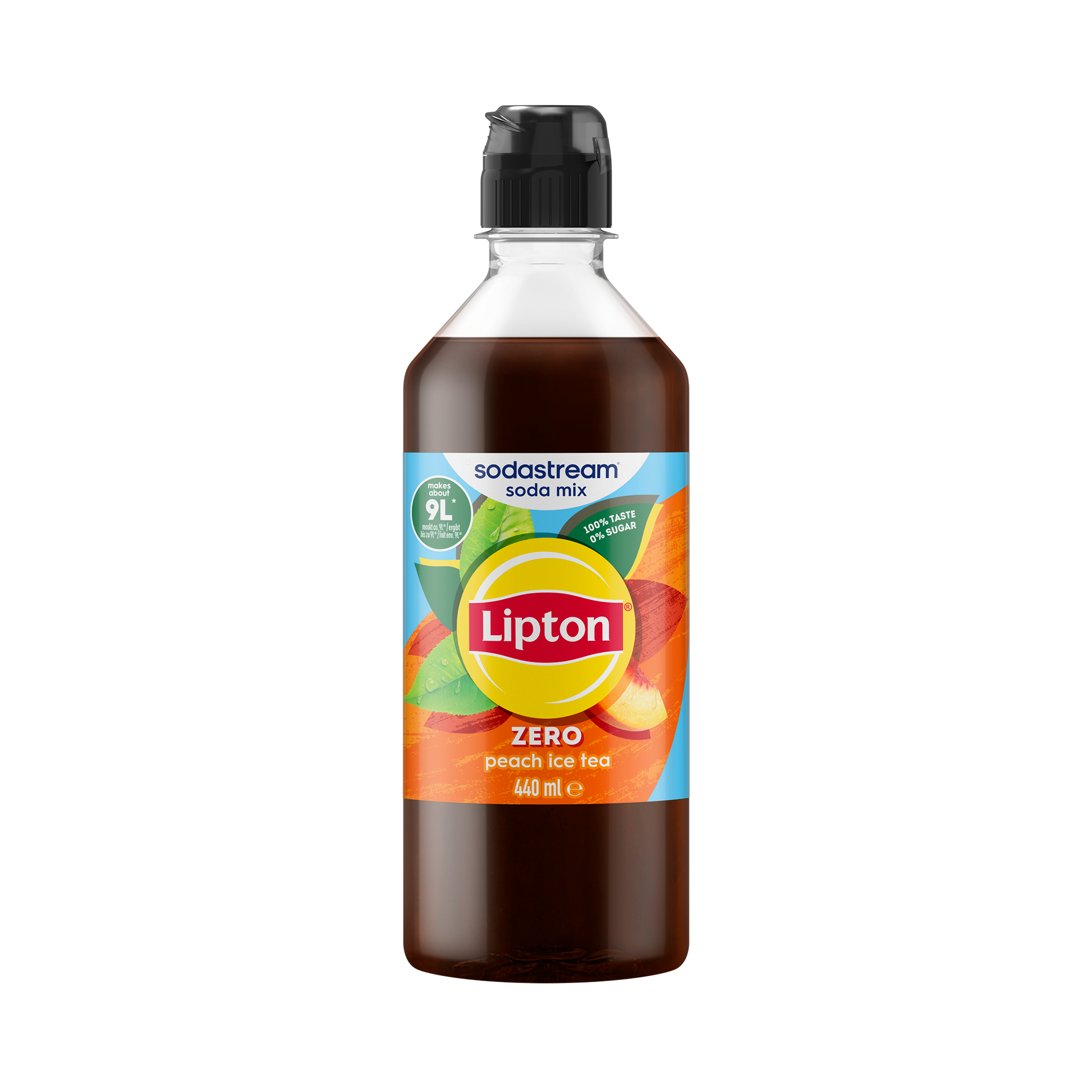 Sodastream Lipton ice tea peach zero sodastream
