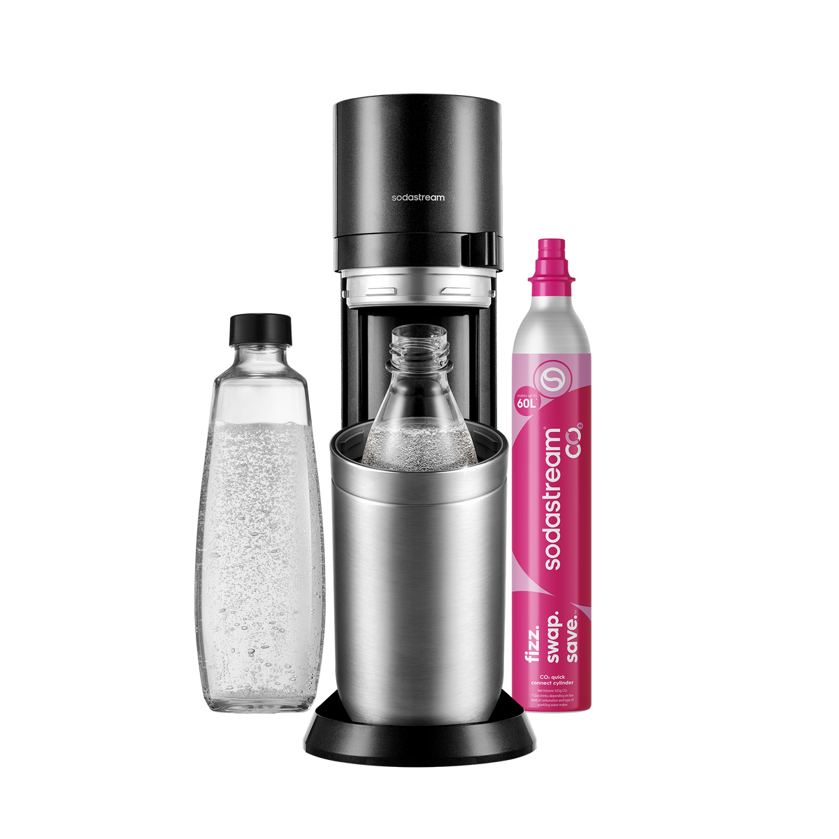 OTE Draagbare bruiswatermachine met 20 CO2-cilinders OTE Draagbare bruiswatermachine met 20 CO2-cilinders