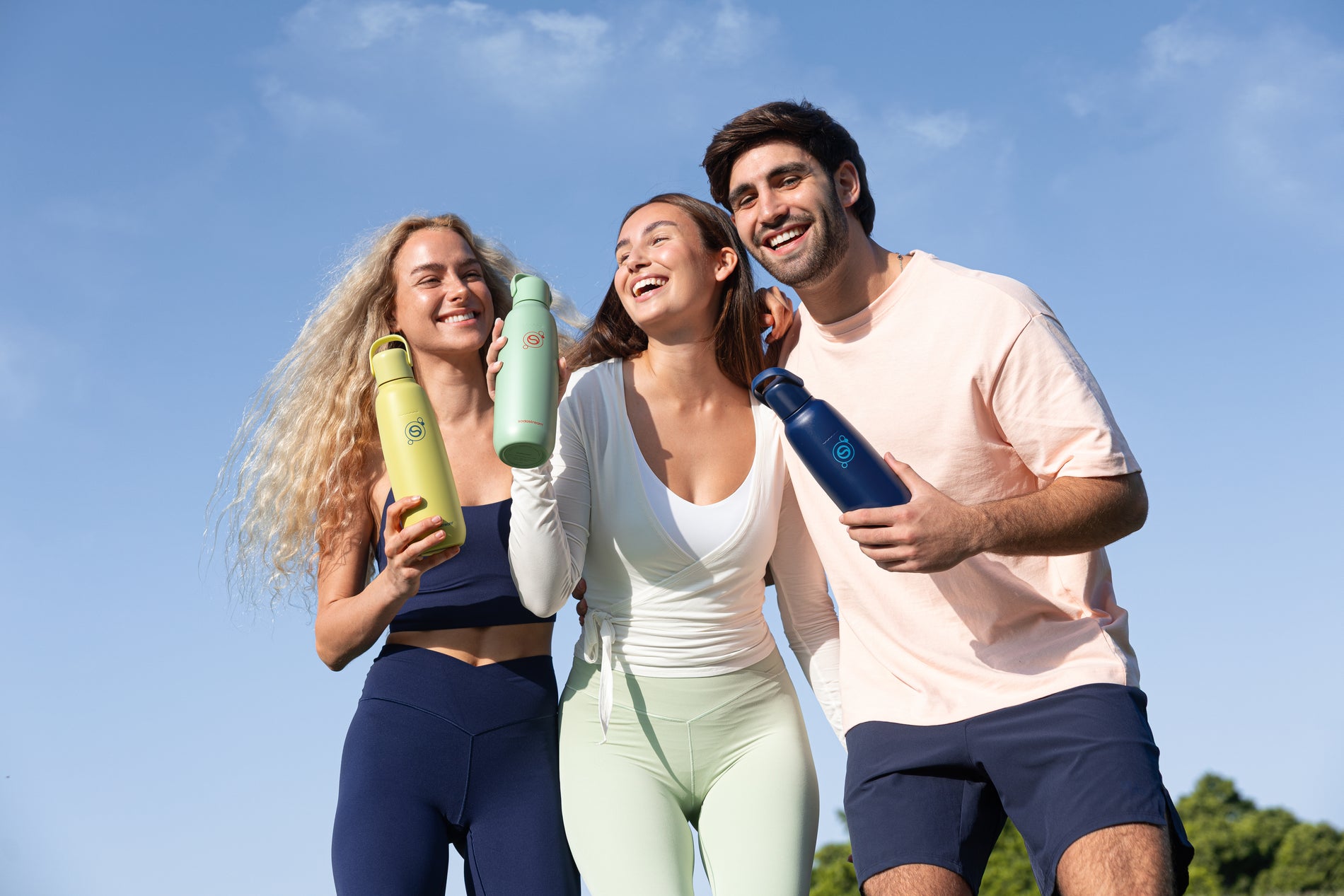 0.9L Sodastream fizz & go™ roestvrijstalen bruiswaterfles bosbes