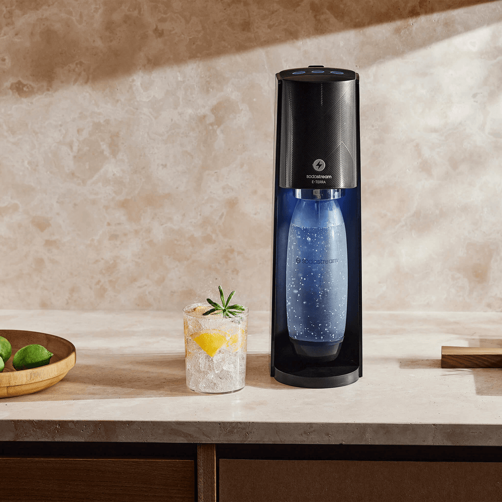 Machine à eau gazeuse SodaStream E-Terra + Quick Connect – SodaStream Belgique