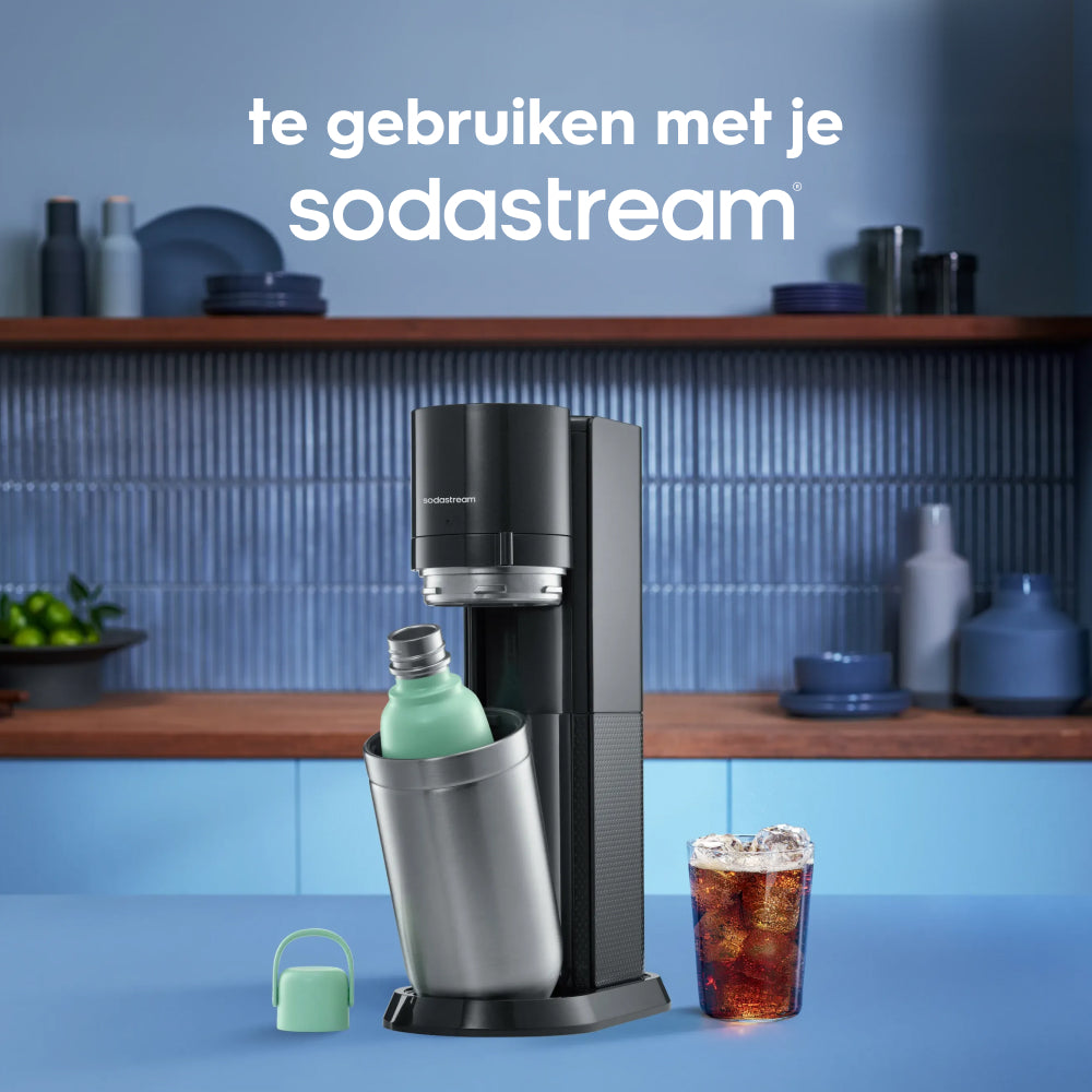 Fizz&go™ rvs fles - Mint