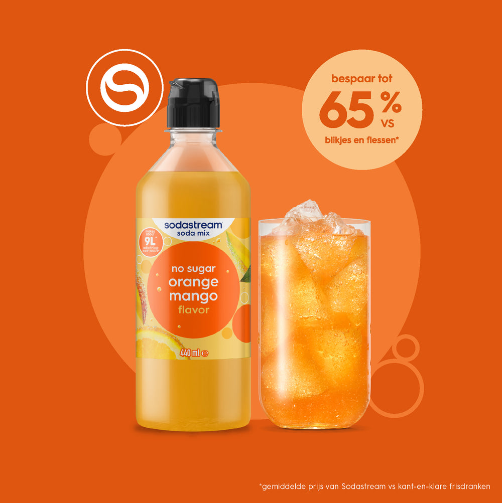 Sodastream Classics - Fruit Flavours - Orange Mango Zero – 4